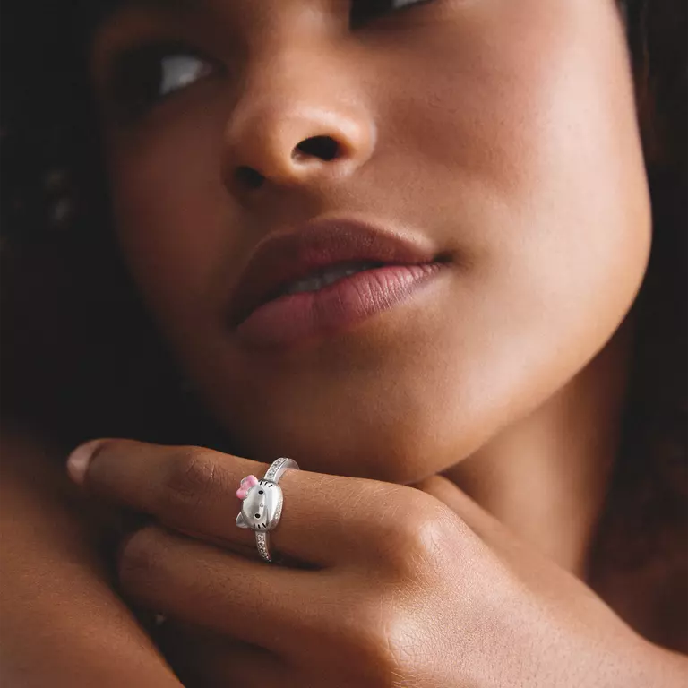 Thomas Sabo Hello Kitty Ring with Pink Bow