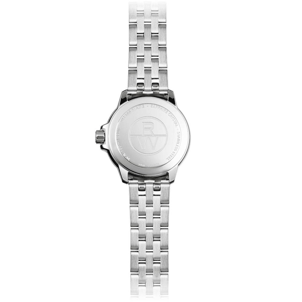 Tango Classic Ladies Quartz Two-Tone Gold Steel Bracelet Watch, 30mm stainless steel bracelet, white dial, Roman numerals, yellow gold PVD