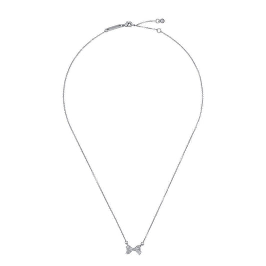 Ted Baker Crystal Barsie Crystal Bow Pendant Necklace