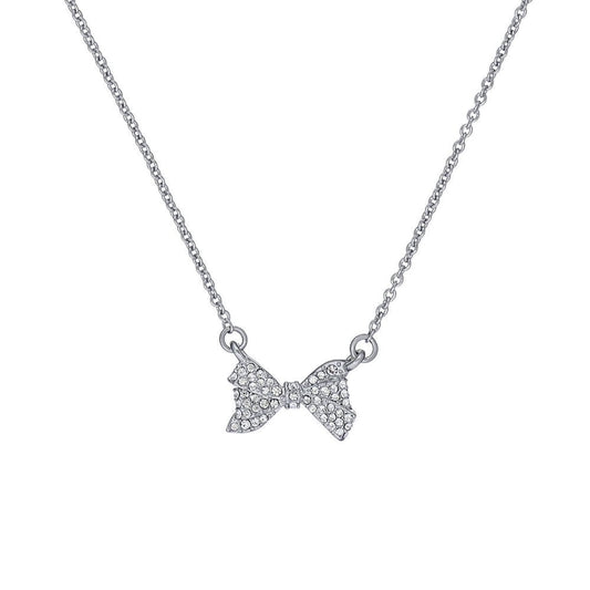 Ted Baker Crystal Barsie Crystal Bow Pendant Necklace