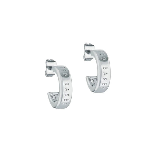 Ted Baker Hoopla Small Silver Plated Huggy Style Earrings