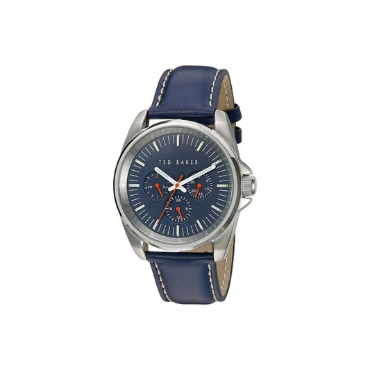 Ted Baker Men's Blue Leather Strap Watch 
