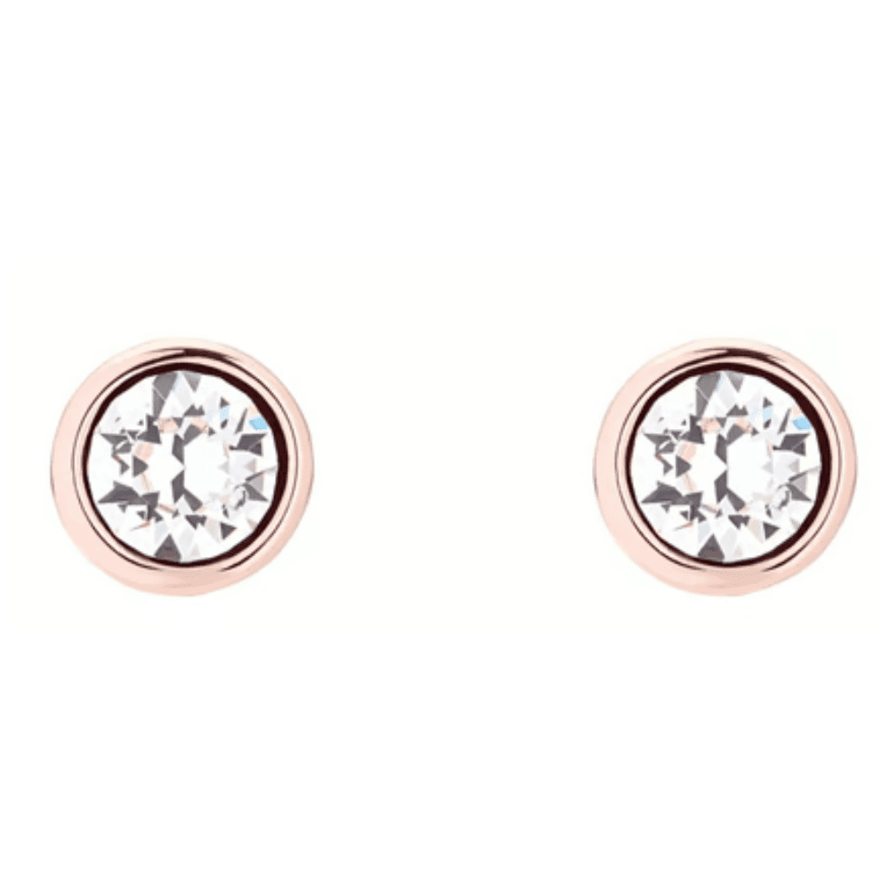 Ted Baker Rose Gold Tone Sinna Crystal Stud Earrings