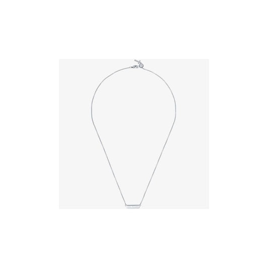 Ted Baker SCARL Silver Tone Crystal Sparkle Bar Necklace 