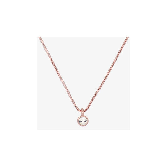Ted Baker SININAA Rose Gold Tone Crystal Pendant Necklace 