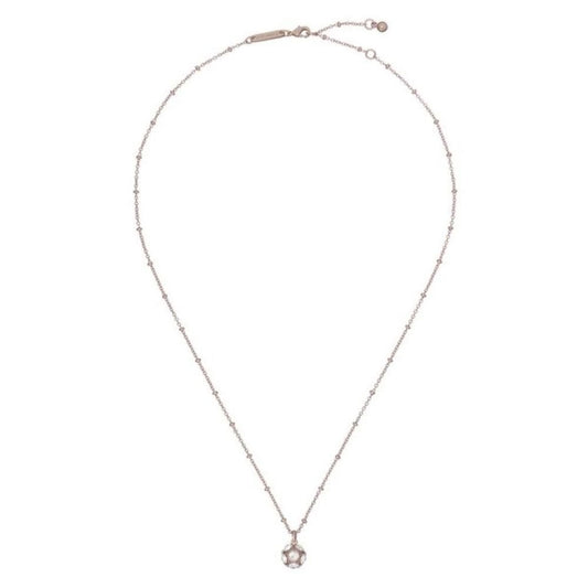 Ted Baker Silver Plated CZ Encrusted Ball Pendant on Adjustable Length Chain