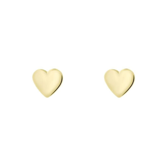 Ted Baker Sweetheart Yellow Gold Heart Stud Earrings 