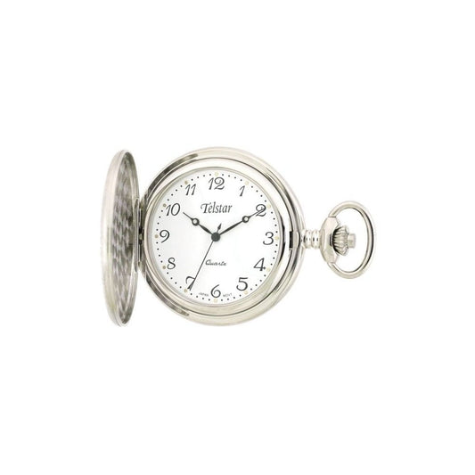 Telstar Steel Pocket Watch Hunters Case