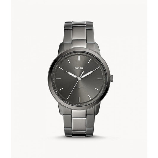 The Minimalist Three-Hand Smoke Stainless Steel Watch