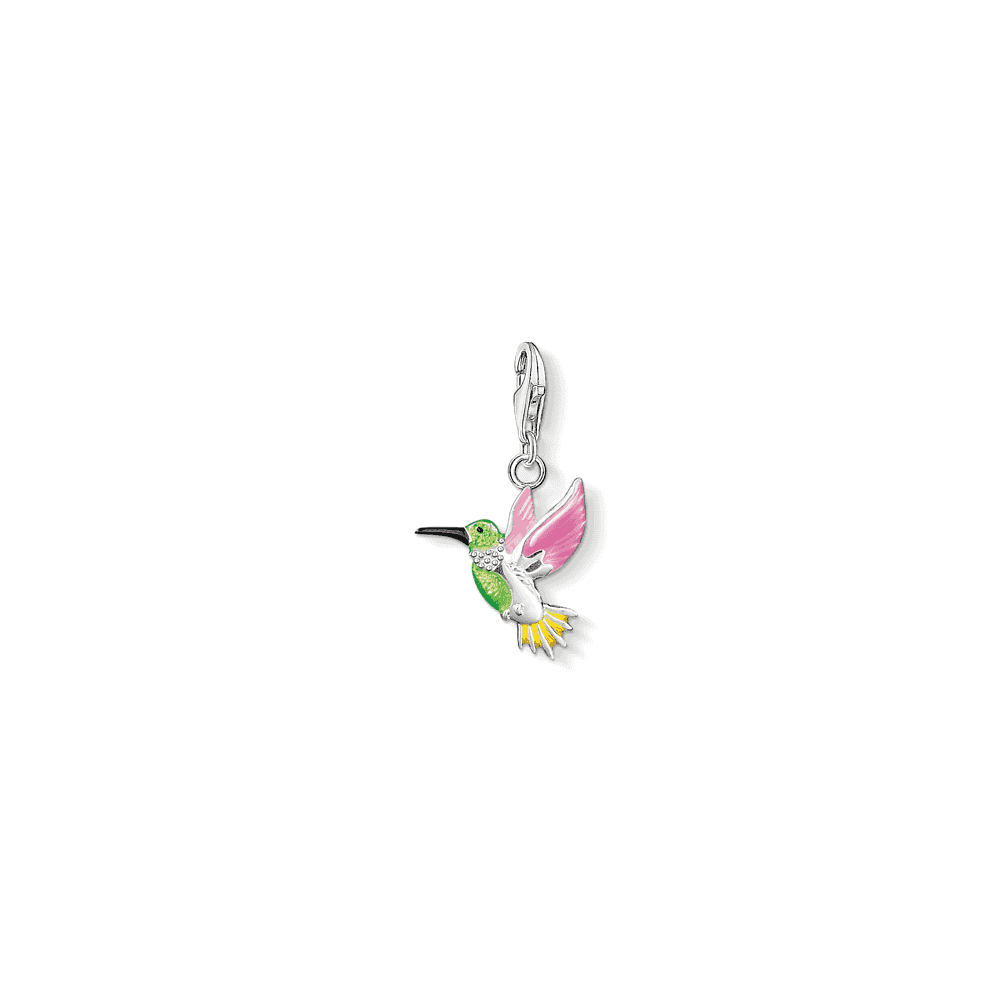 Thomas Sabo Colourful Hummingbird Charm