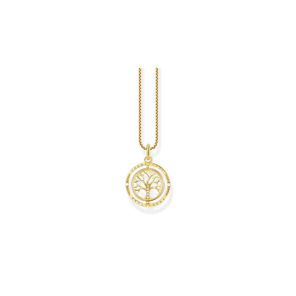 Thomas Sabo Gold on Silver Tree Of Love Pendant 