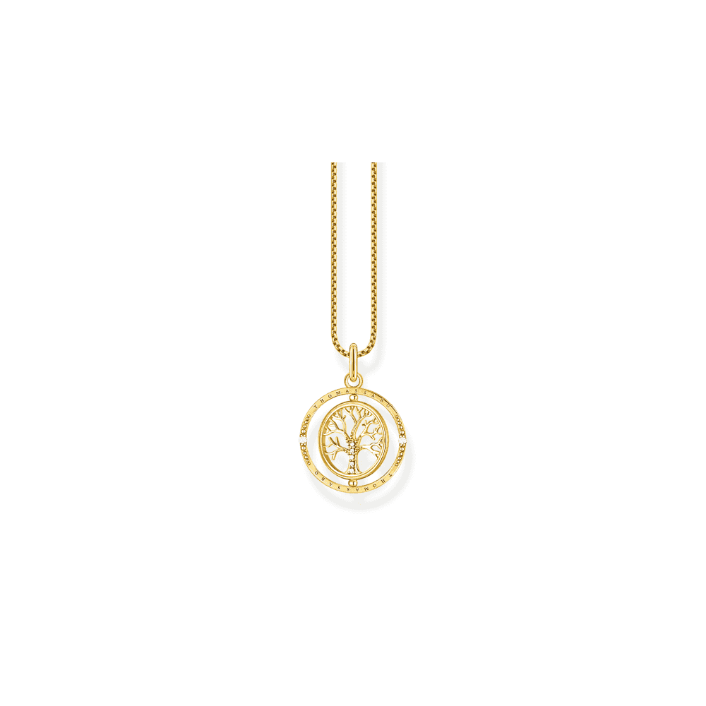 Thomas Sabo Gold on Silver Tree Of Love Pendant 