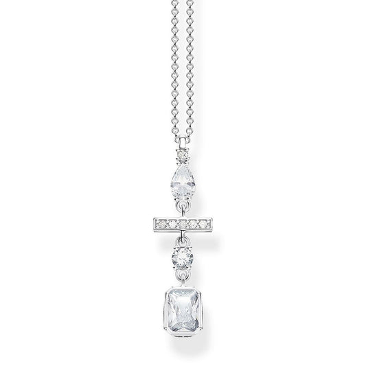 Thomas Sabo Silver Cubic Zirconia Geometric Shape Pendant