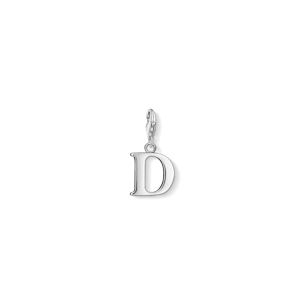 Thomas Sabo Sterling Silver Initial D Charm