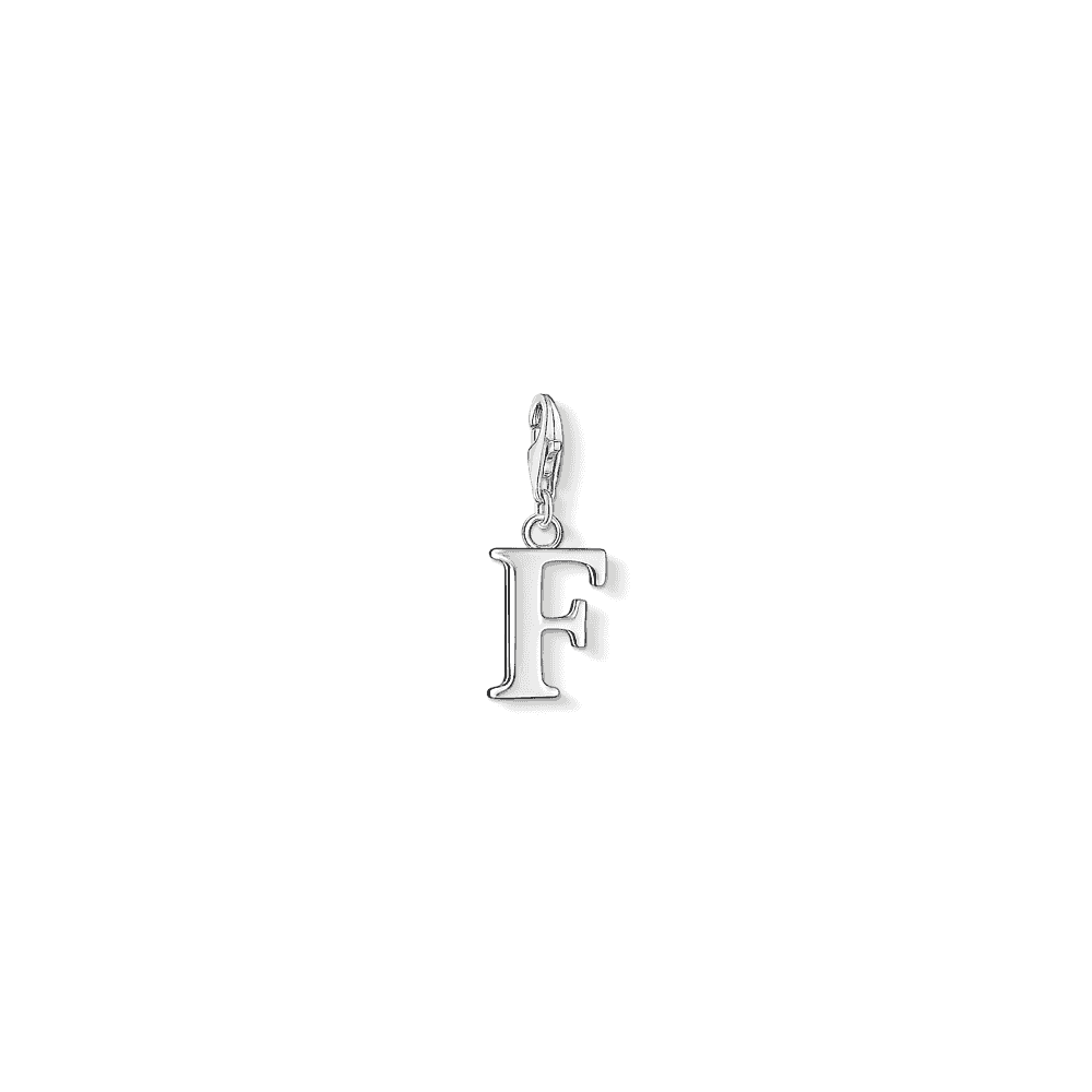 Thomas Sabo Sterling Silver Initial F Charm