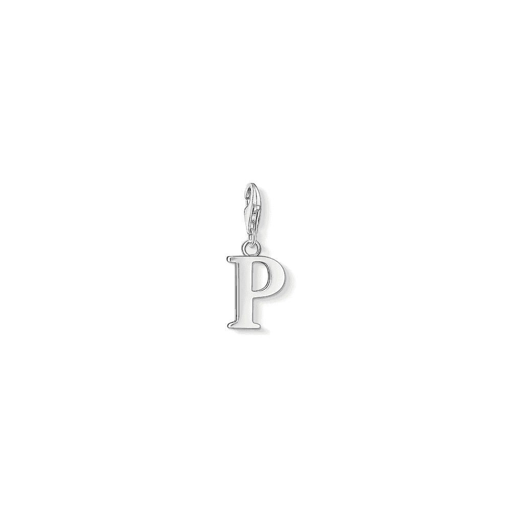 Thomas Sabo Sterling Silver Initial P charm