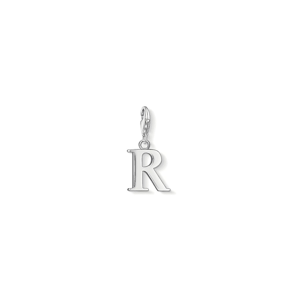 Thomas Sabo Sterling Silver Initial R Charm
