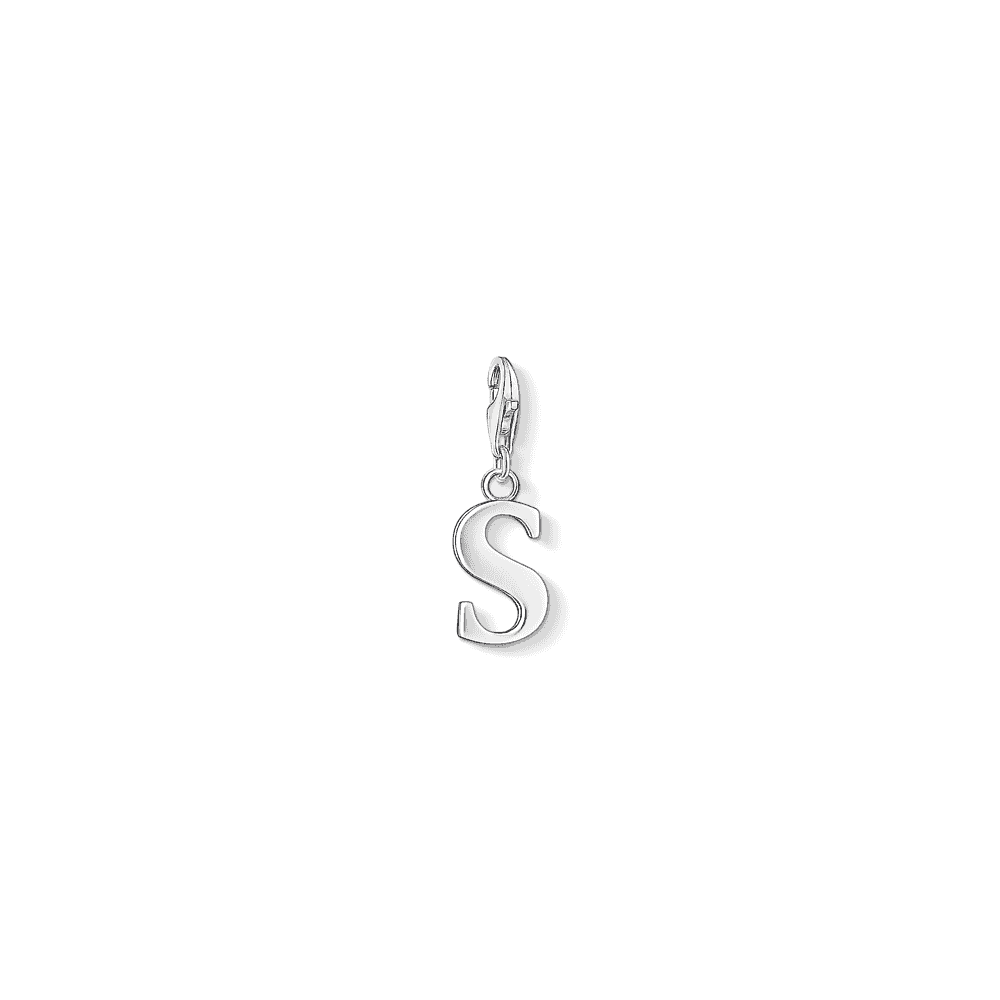 Thomas Sabo Sterling Silver Initial S Charm