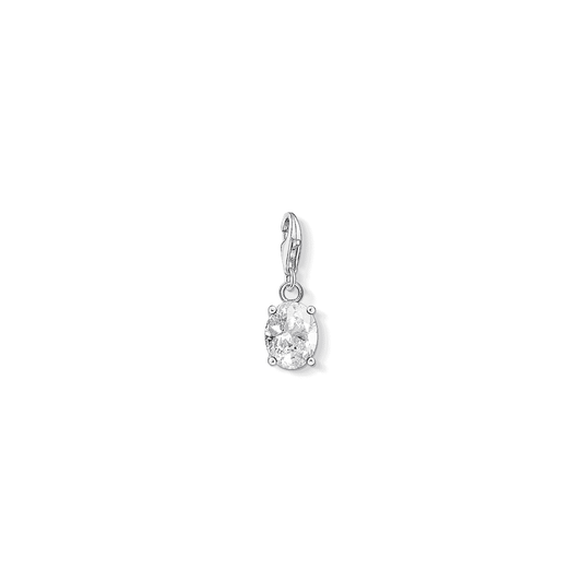 Thomas Sabo Sterling Silver Oval Stone Charm