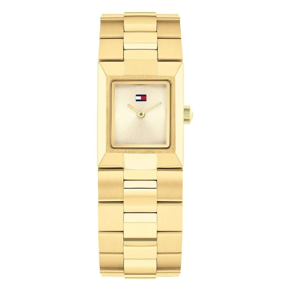 Tommy Hilfiger 25mm Ivy Square Gold Stainless Steel Ladies Watch