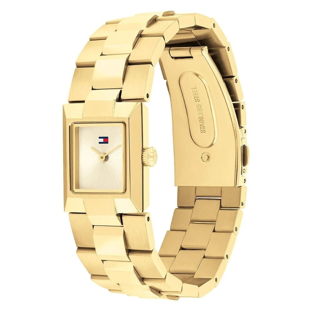 Tommy Hilfiger 25mm Ivy Square Gold Stainless Steel Ladies Watch