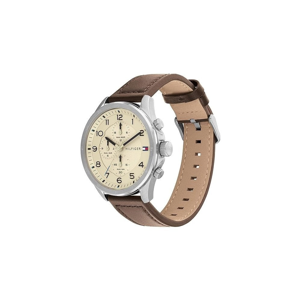 Tommy Hilfiger Axel Brown Leather Watch