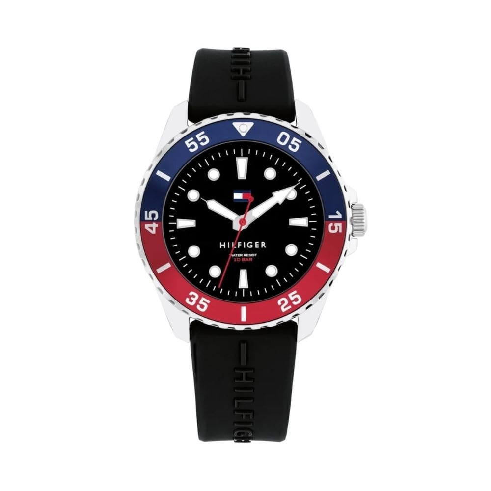 Tommy Hilfiger Black Silicone Boys Watch 