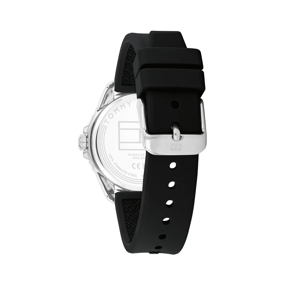 Tommy Hilfiger Black Silicone Boys Watch 