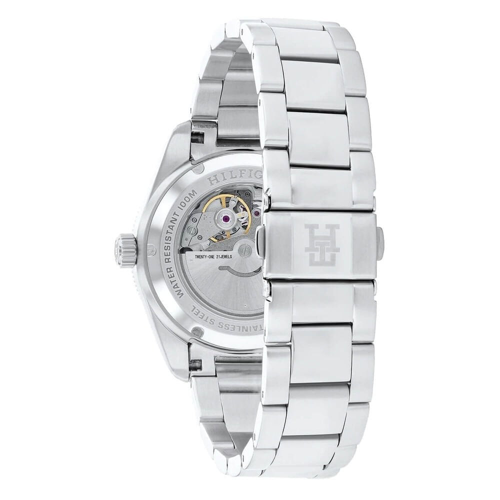 Tommy Hilfiger Blue Dial & Bezel Steel Bracelet Watch