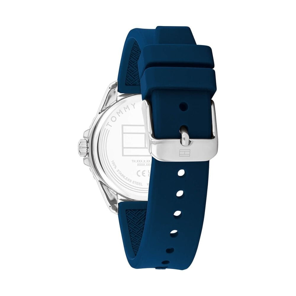 Tommy Hilfiger Boys Blue Dial Silicone Strap Watch