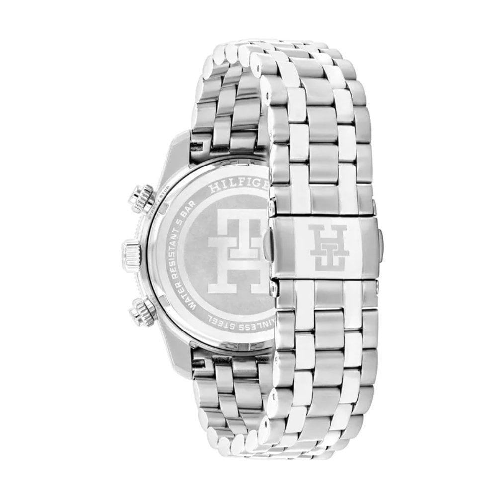 Tommy Hilfiger Gents Chronograph, White dial Stainless Steel Watch