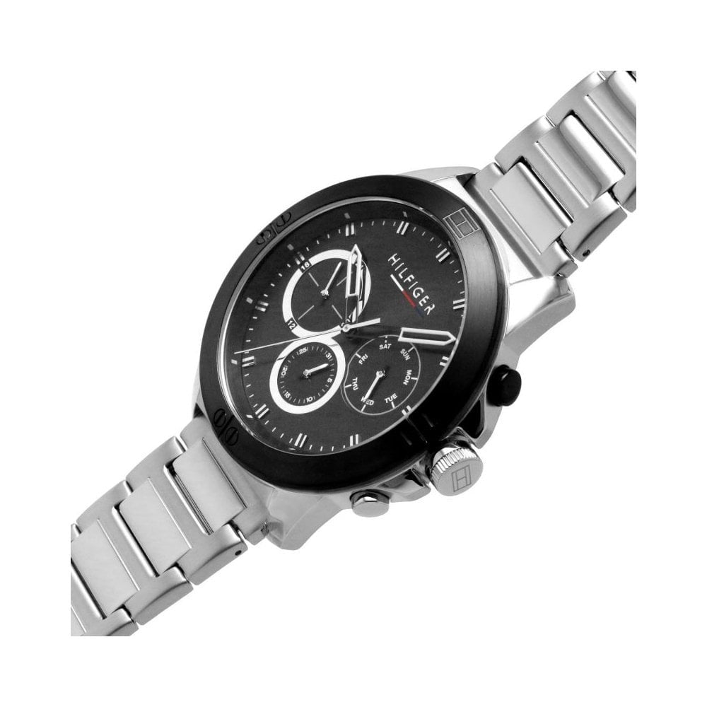 Tommy Hilfiger Harley Gents Watch,  Stainless Steel & Black Dial