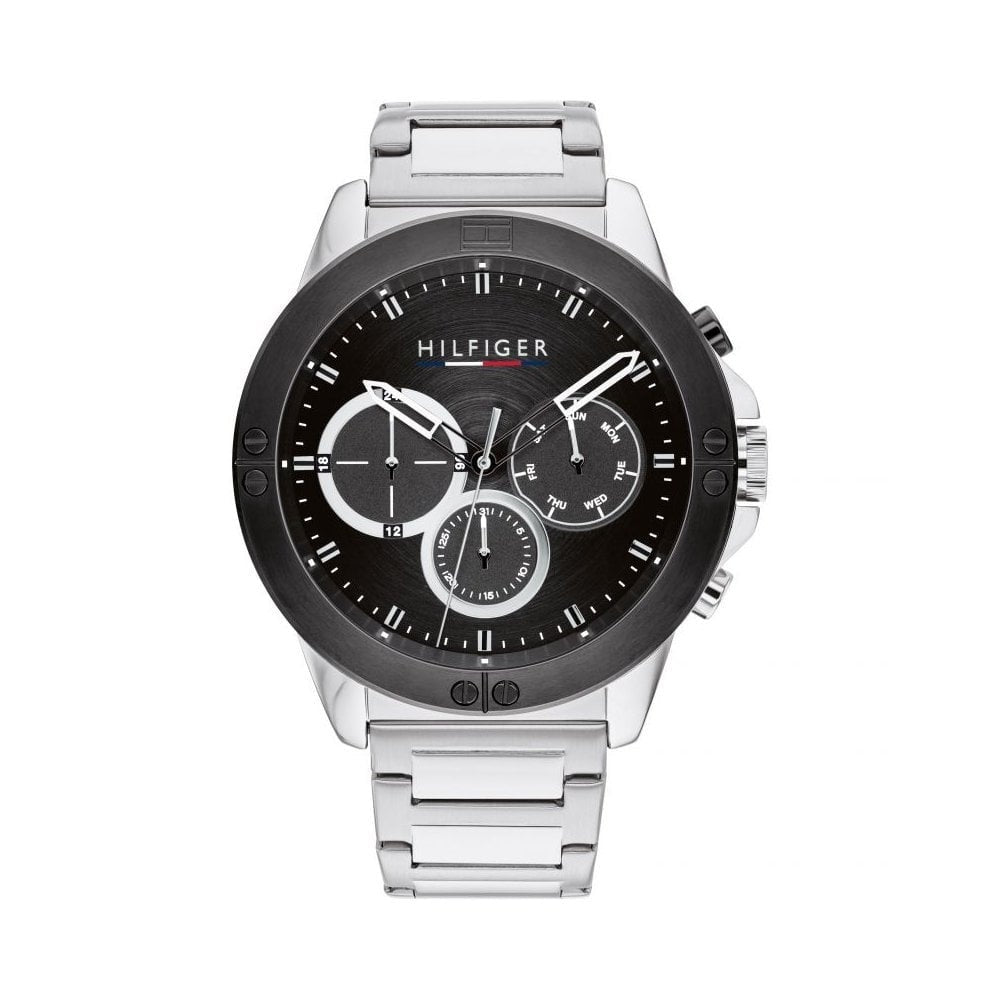 Tommy Hilfiger Harley Gents Watch,  Stainless Steel & Black Dial