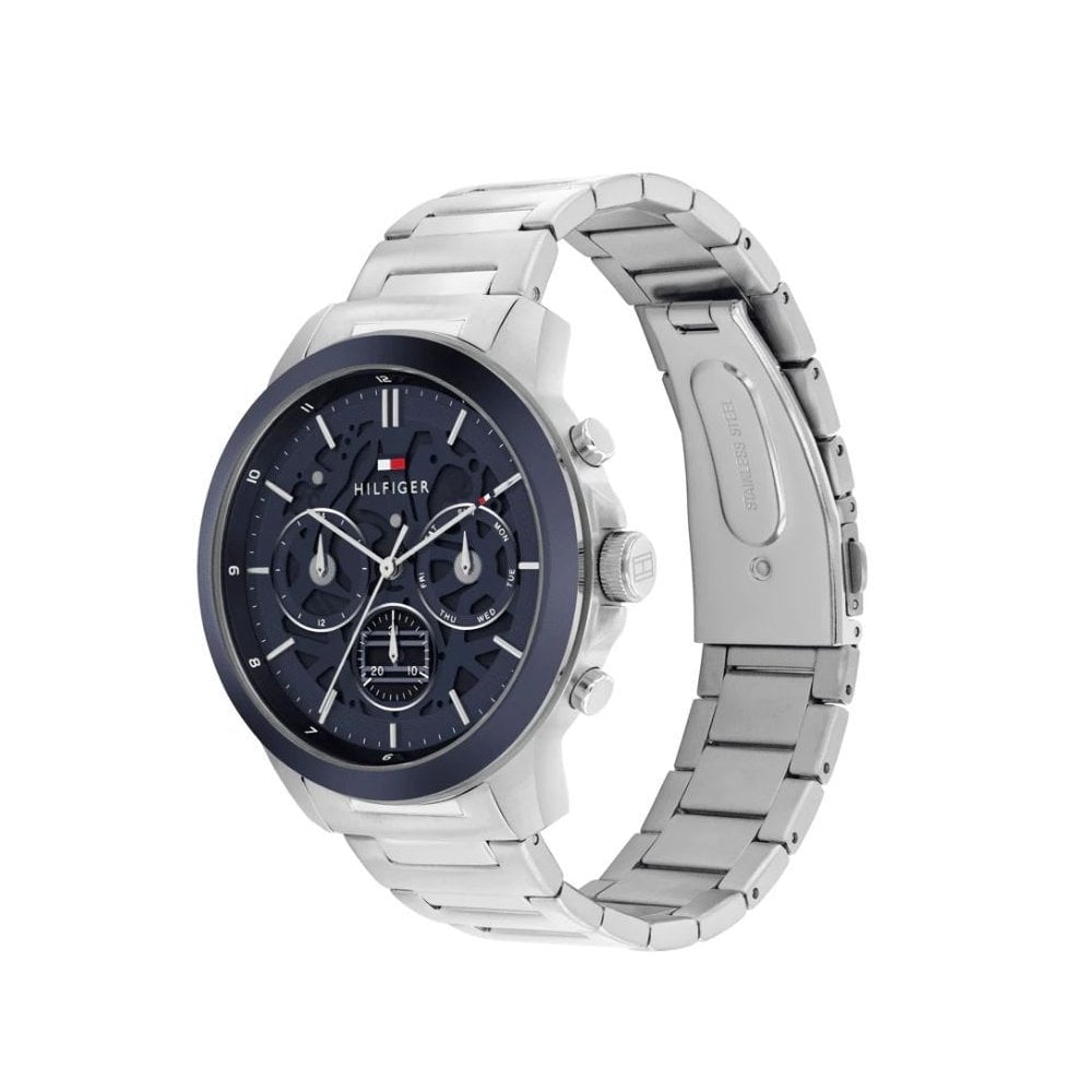 Tommy Hilfiger Henry Blue Dial Men's Stainless Steel Watch