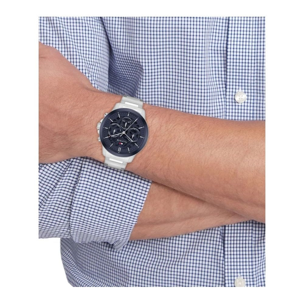 Tommy Hilfiger Henry Blue Dial Men's Stainless Steel Watch