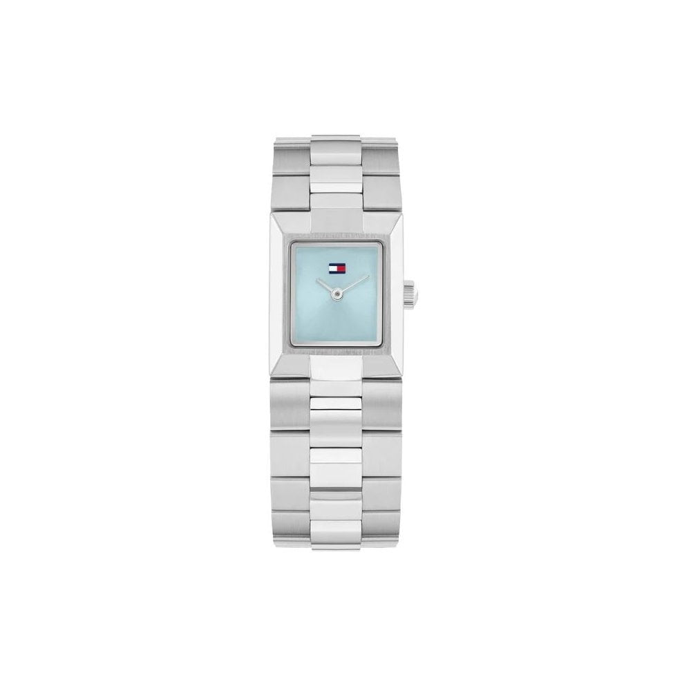 Tommy Hilfiger Ivy Square Light Blue Dial Stainless Steel Ladies Watch
