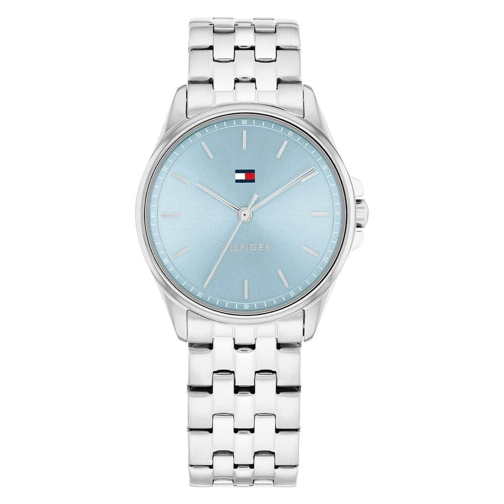 Tommy Hilfiger Jade, 30mm Ice Blue Dial Ladies Stainless Steel Watch