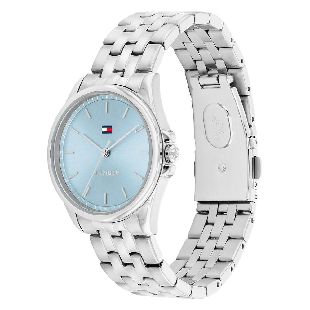 Tommy Hilfiger Jade, 30mm Ice Blue Dial Ladies Stainless Steel Watch