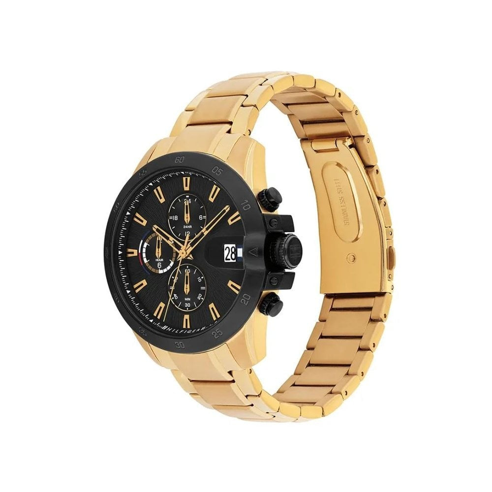 Tommy Hilfiger Jameson Gold and Black Men's Watch