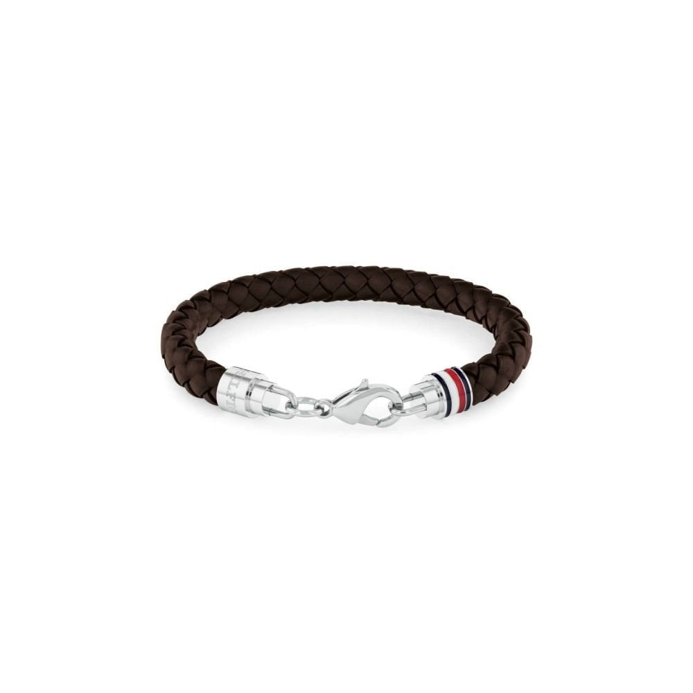 Tommy Hilfiger Jewels Brown Leather Bracelet 