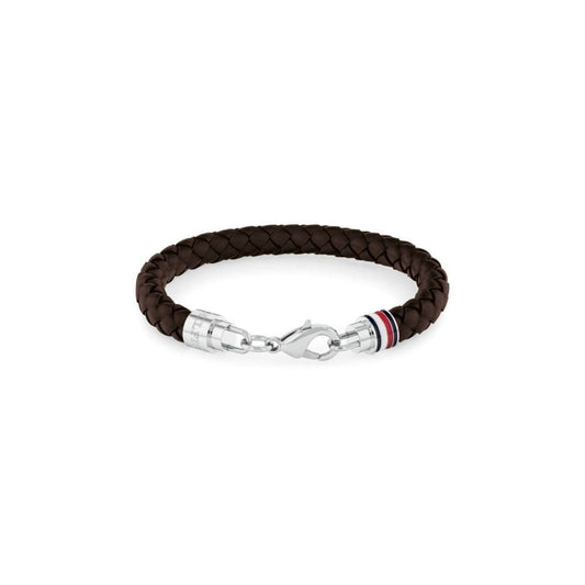 Tommy Hilfiger Jewels Brown Leather Bracelet 