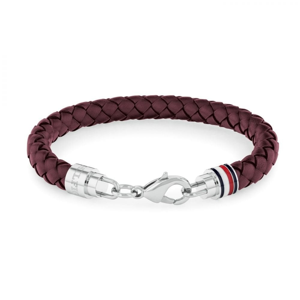 Tommy Hilfiger Jewels Red Leather Bracelet