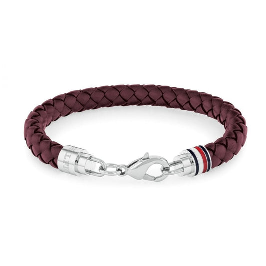 Tommy Hilfiger Jewels Red Leather Bracelet