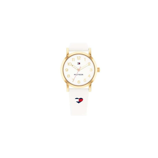 Tommy Hilfiger KIDS White and Gold Analog Watch 