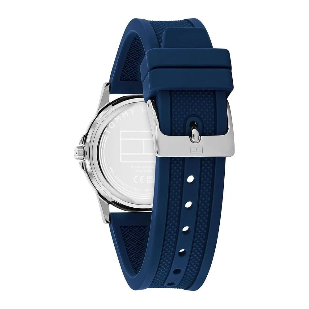 Tommy Hilfiger Kids Navy Rubber Strap Navy Dial Watch