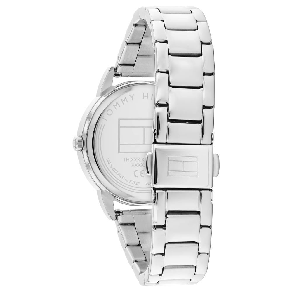 Tommy Hilfiger Kids Steel Case And Bracelet Pink Dial Analogue Watch