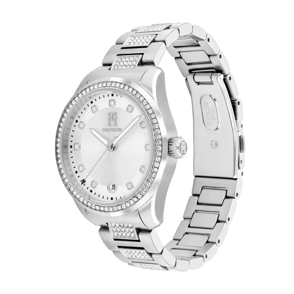 Tommy Hilfiger Ladies Crystals Ladies Stainless Steel Watch