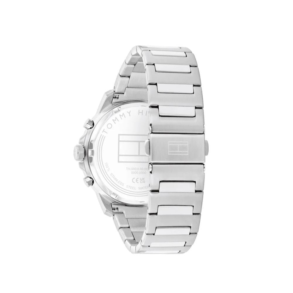 Tommy Hilfiger Lars , Two-Toned Multifunction Green Dial Gents Stainless Steel Watch