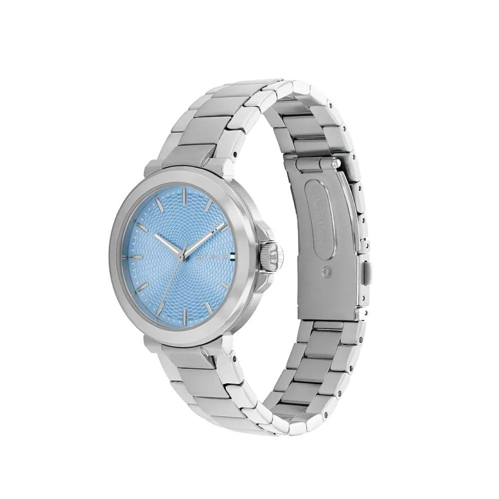 Tommy Hilfiger Light Blue Dial, Ladies Stainless Steel Watch