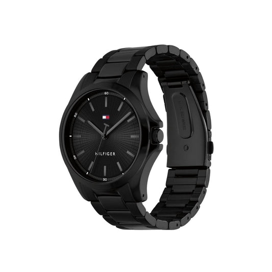 Tommy Hilfiger Men's Bruce Black Stainless Steel Watch
